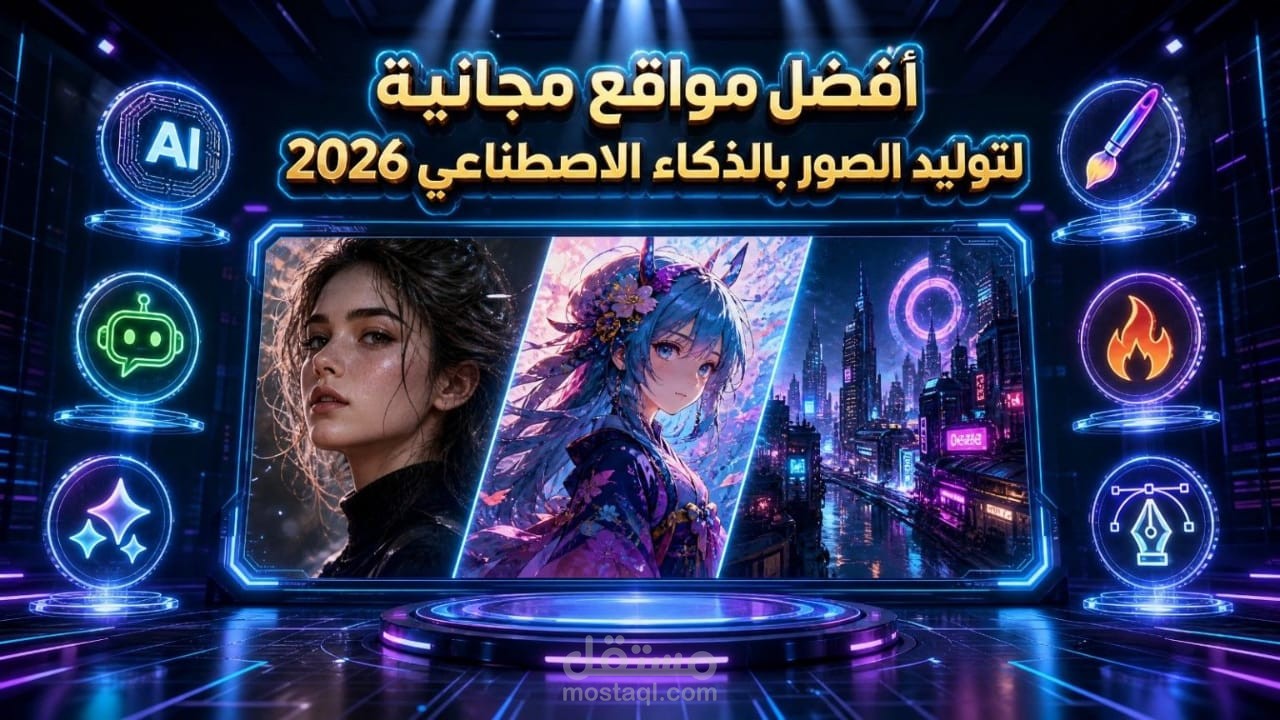 أفضل 7 مواقع مجانية لتوليد الصور بالذكاء الاصطناعي بجودة عالية في 2026 (بدائل ChatGPT وMidjourney)