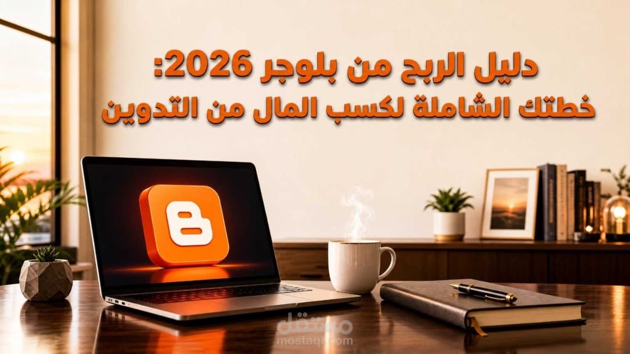 دليل الربح من بلوجر 2026: خطتك الشاملة لكسب المال من التدوين