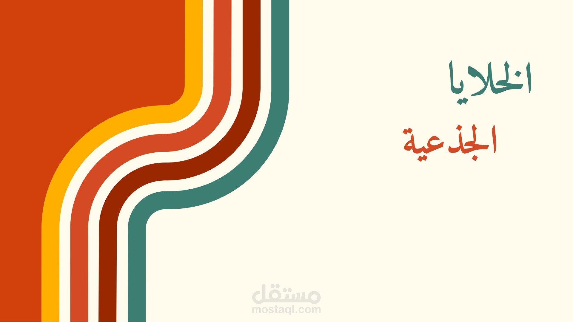 الخلايا الجذعية