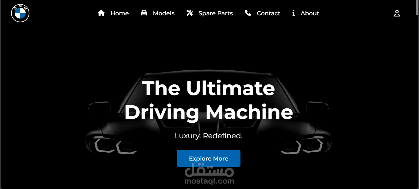 BMW Dealership – Responsive Automotive Website