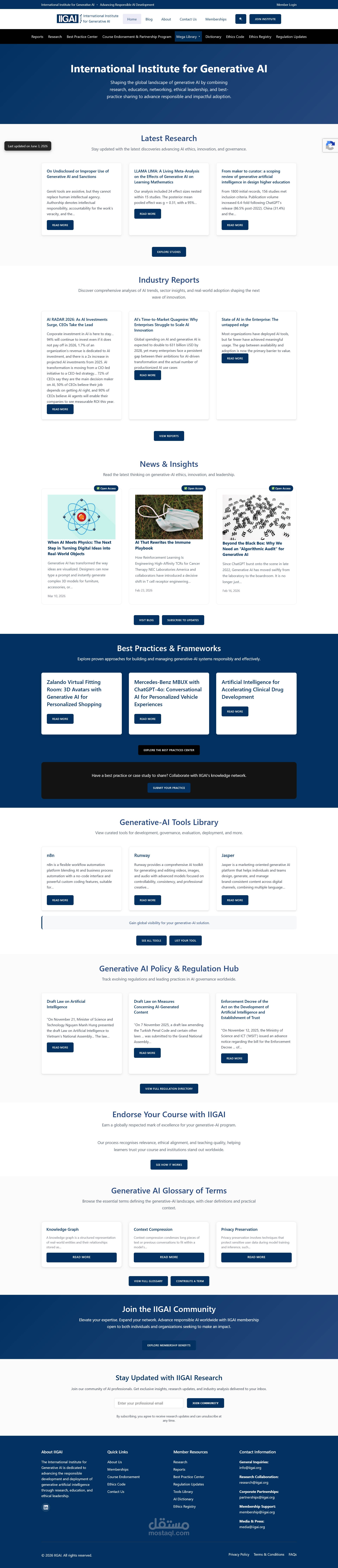 International Institute for Generative AI