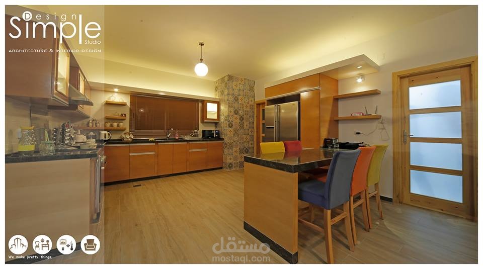 تصميم داخلي لمطبخ