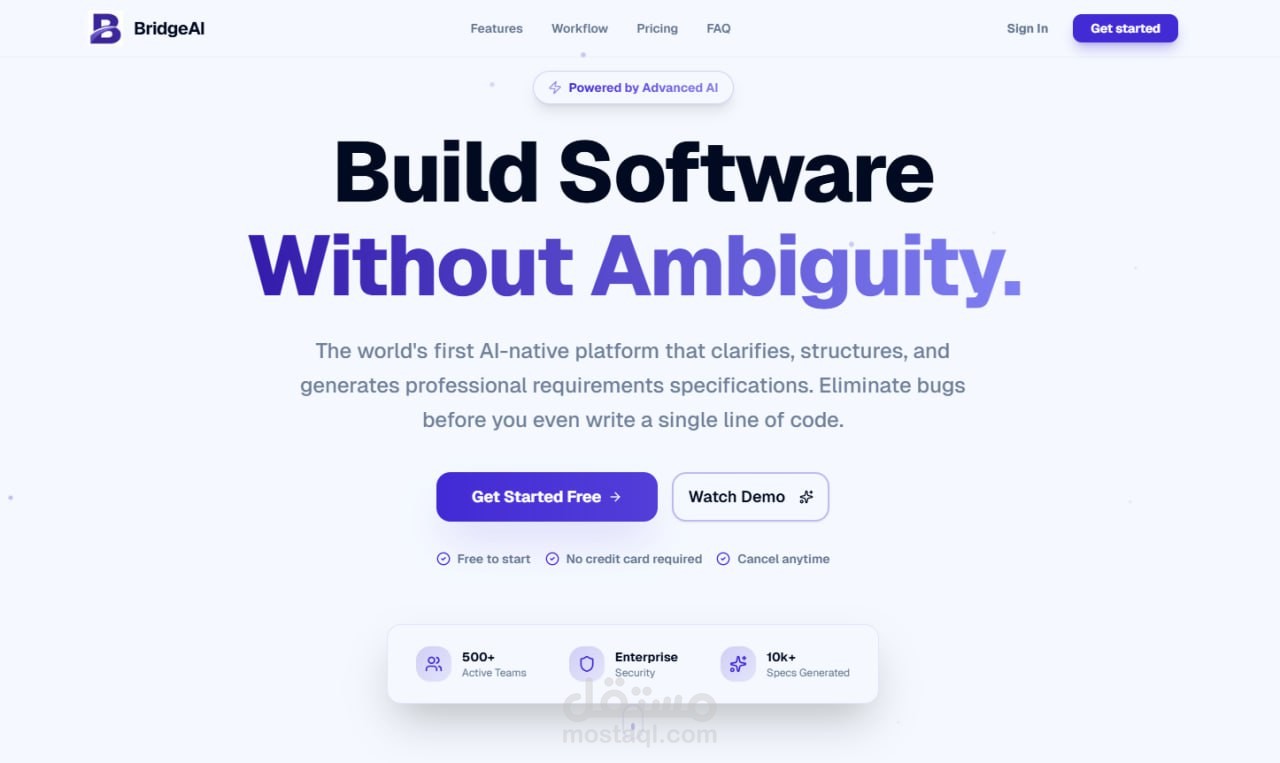 BridgeAI - An AI assisted requirements elicitation platform