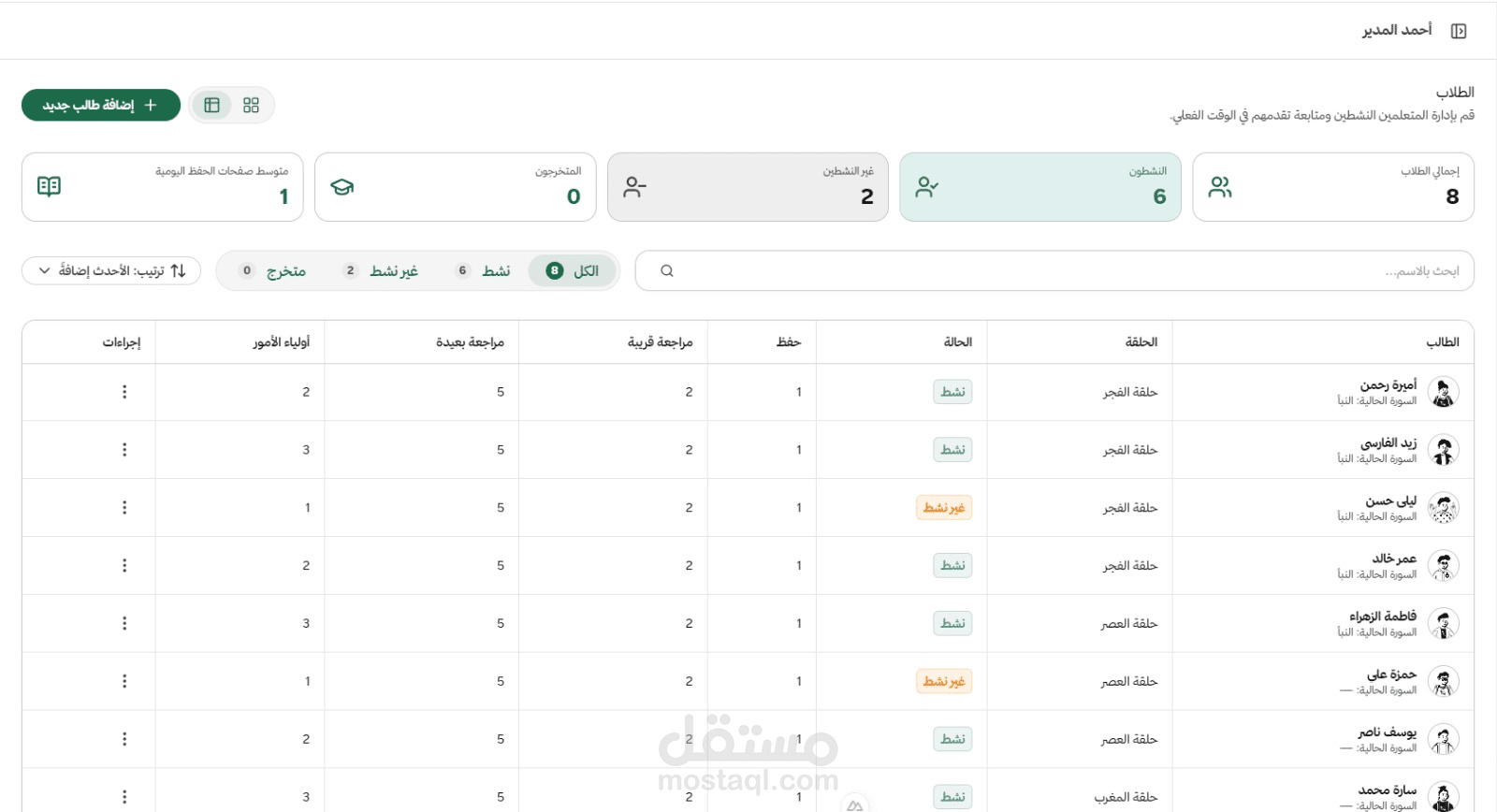 Halaqah Management System