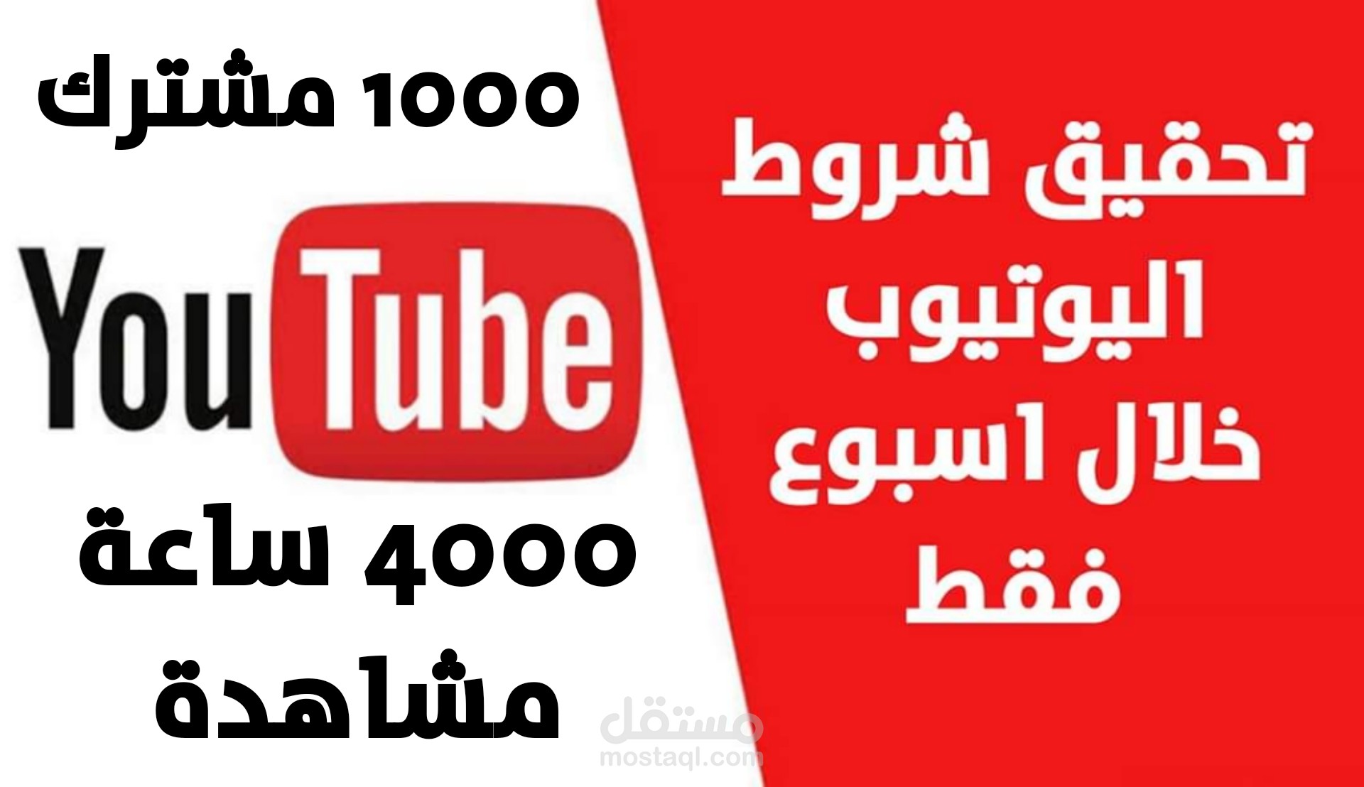 زيادة عدد المشتركين وساعات المشاهدة لتحقيق شروط اليوتيوب