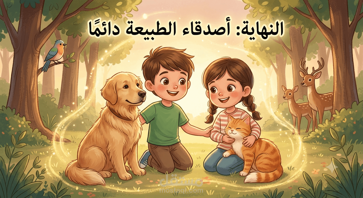 كاتبة قصص قصيرة مع الصور التعليمية للاطفال