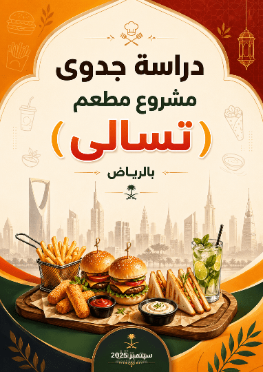 دراسة جدوى مشروع مطعم (  تسالى )  بالرياض