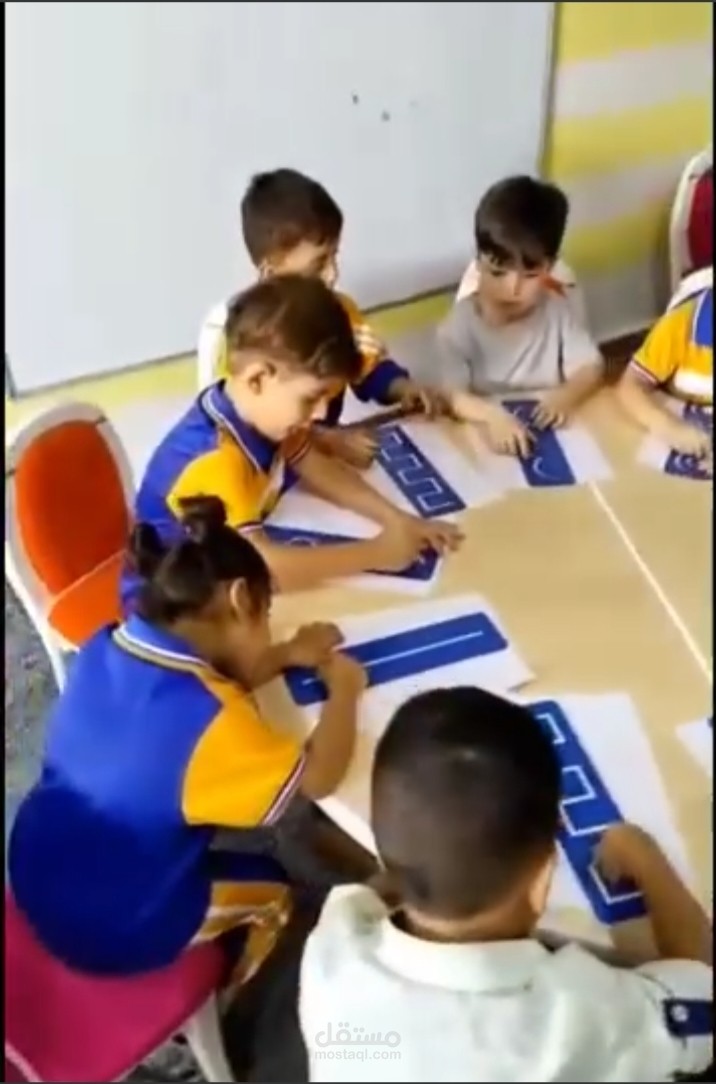 استخدام المساطر المختلفه لمعرفه الخطوط