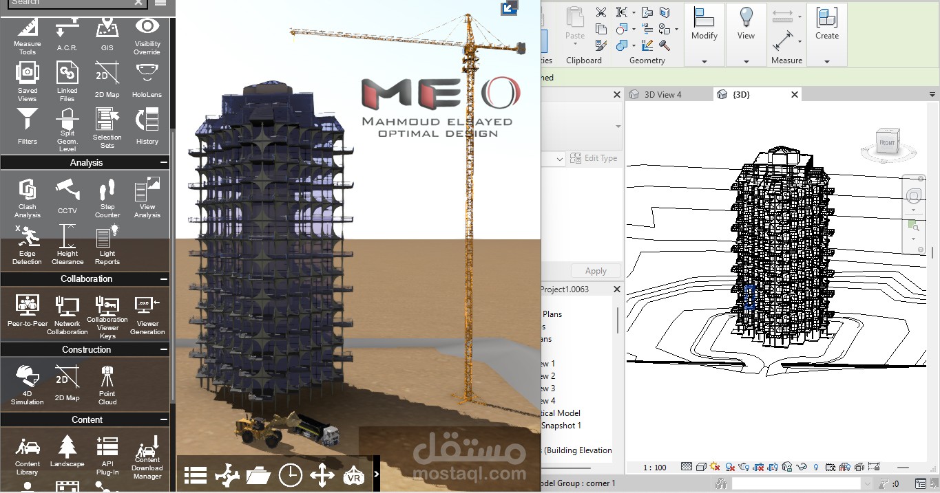 BIM CONSTRUCTION ANIMATION, 5D