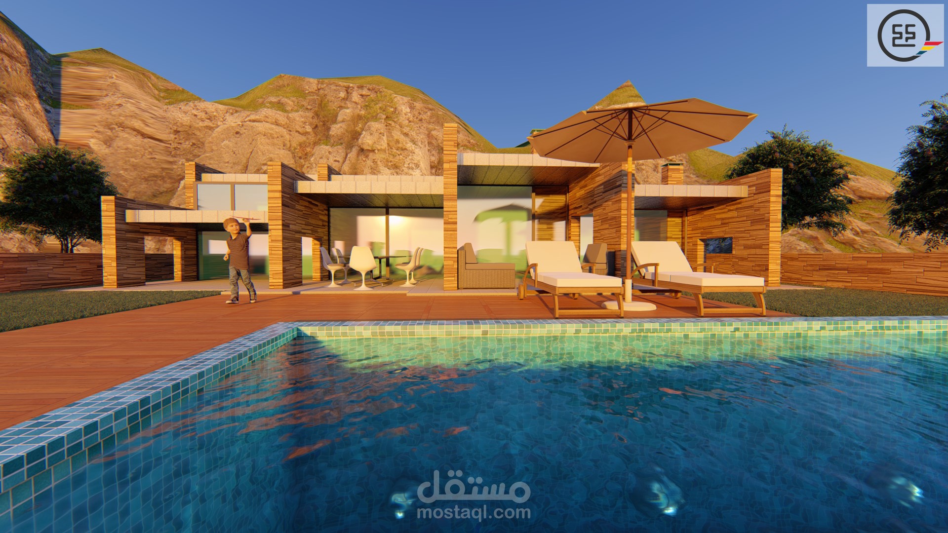 تصميم خارجي لشاليه