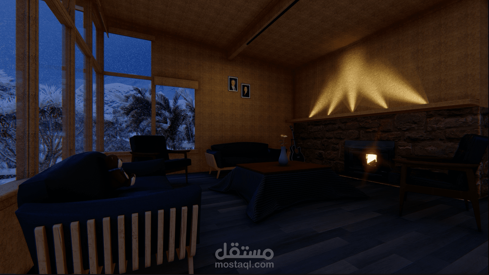 بعيدا عن الضجيج في مكان كهذا..