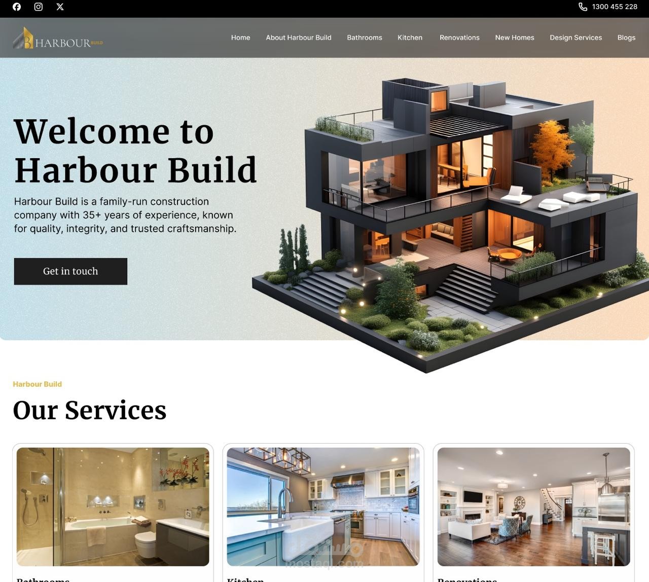 Harbour Build Website