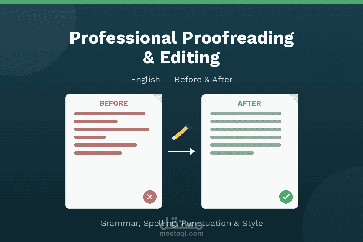 Professional Proofreading & Editing for Literary/Creative Text