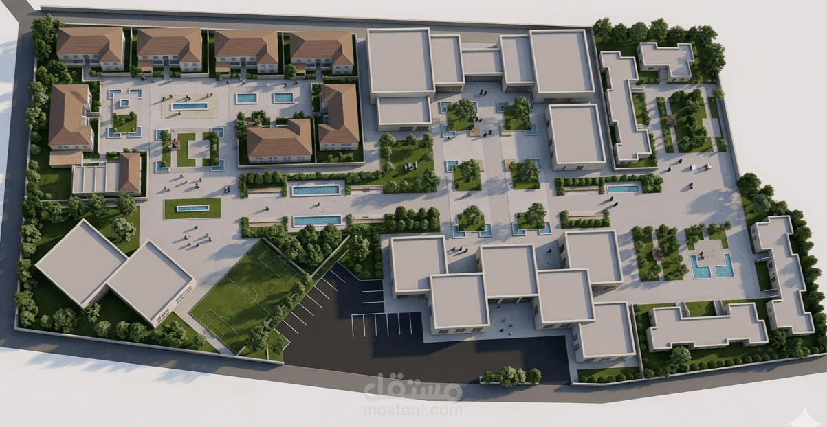 مشرع معماري لطالب هندسة عمارة في السنة الثانية