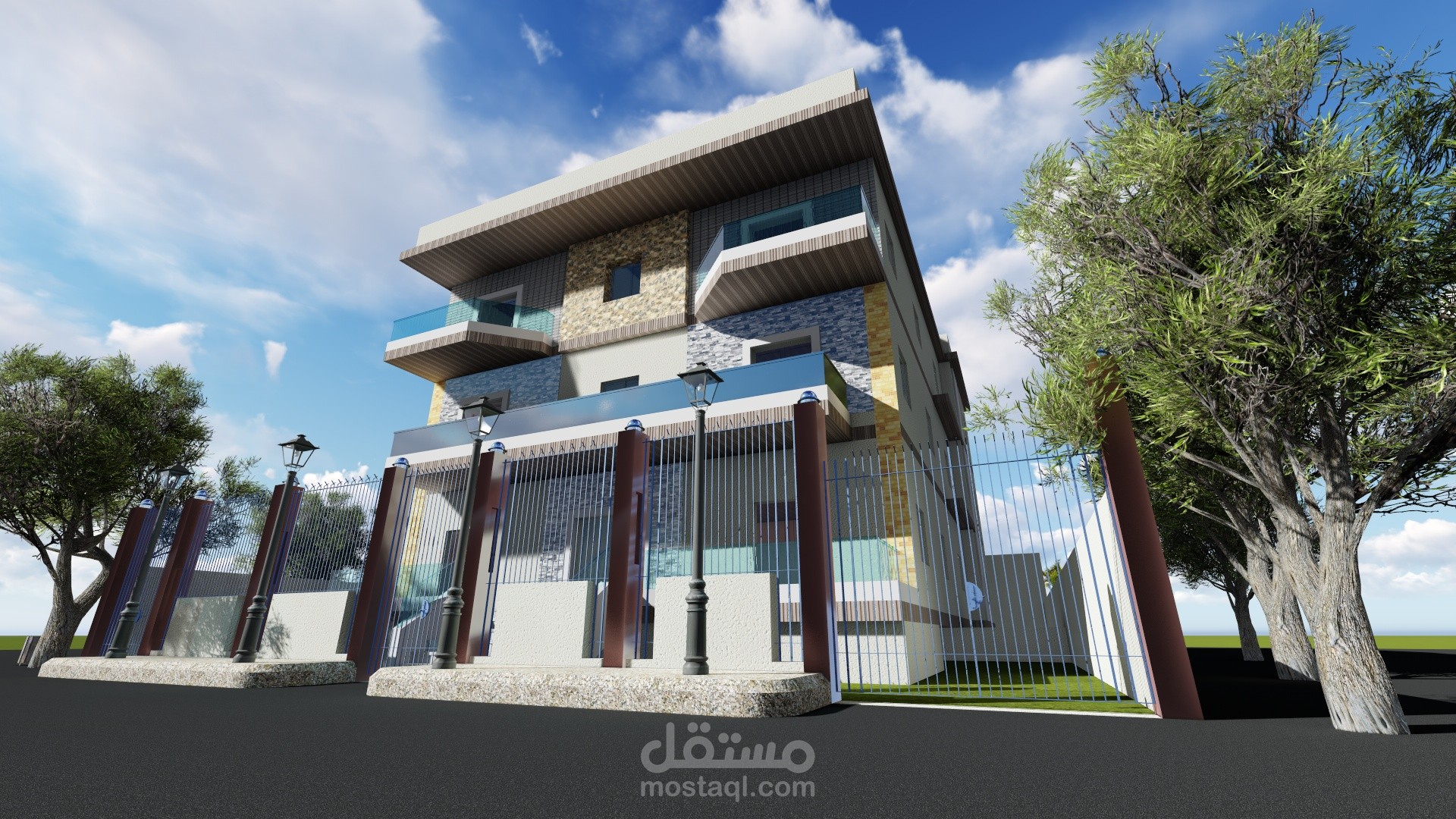 تصميم واجهة فيلا