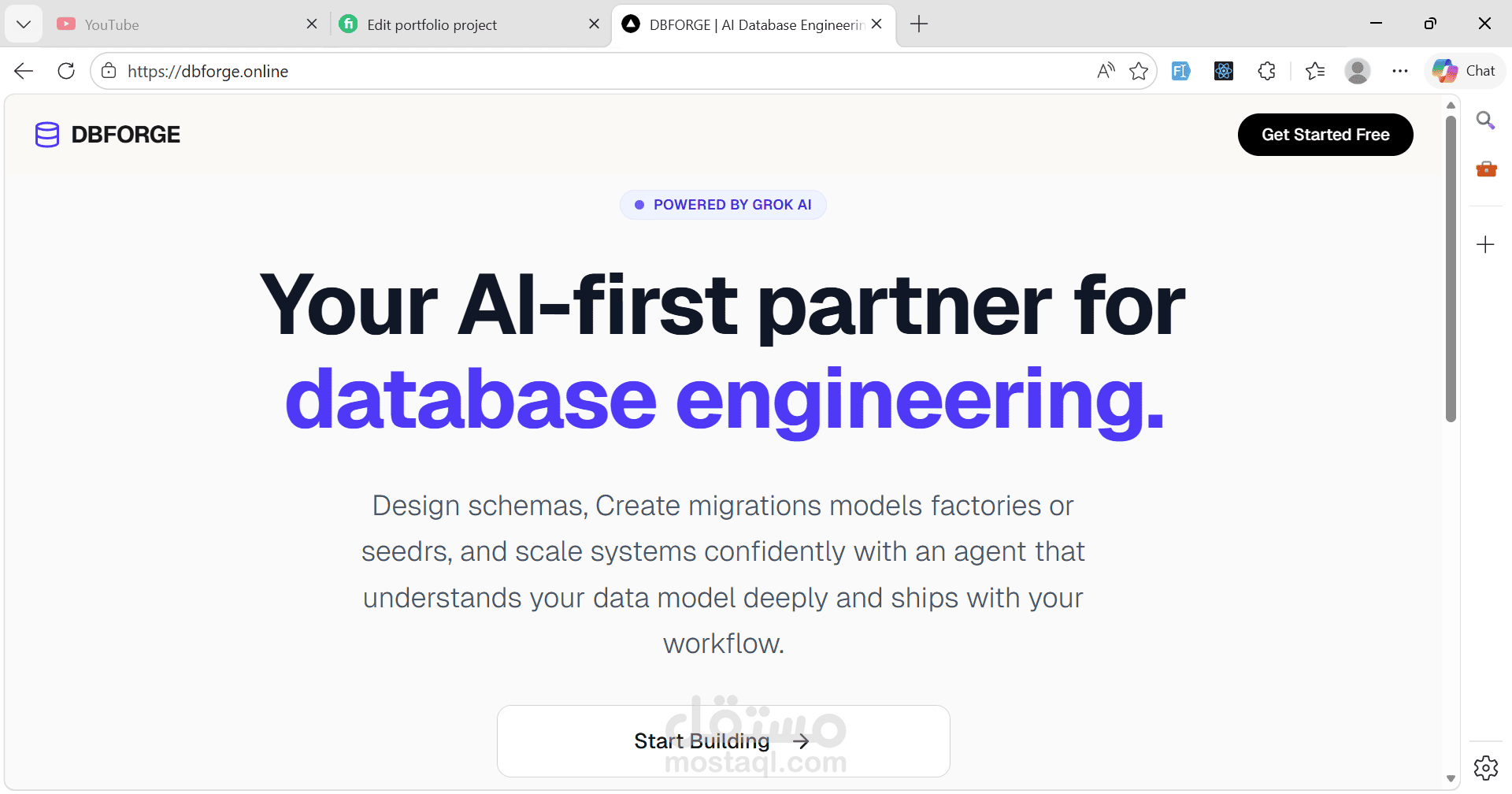 AI-Agnet for database engineering built with langchain