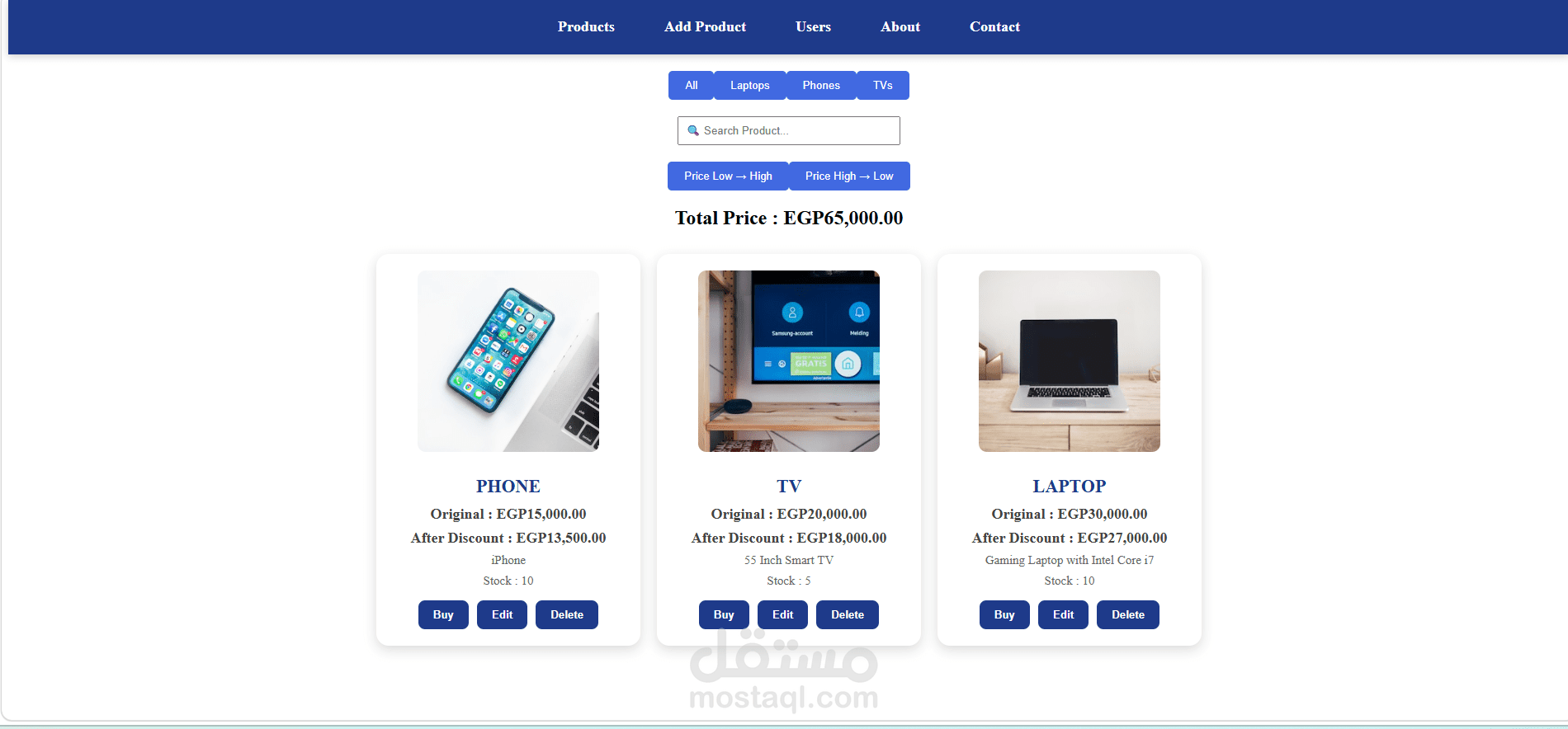 Angular Product Slider