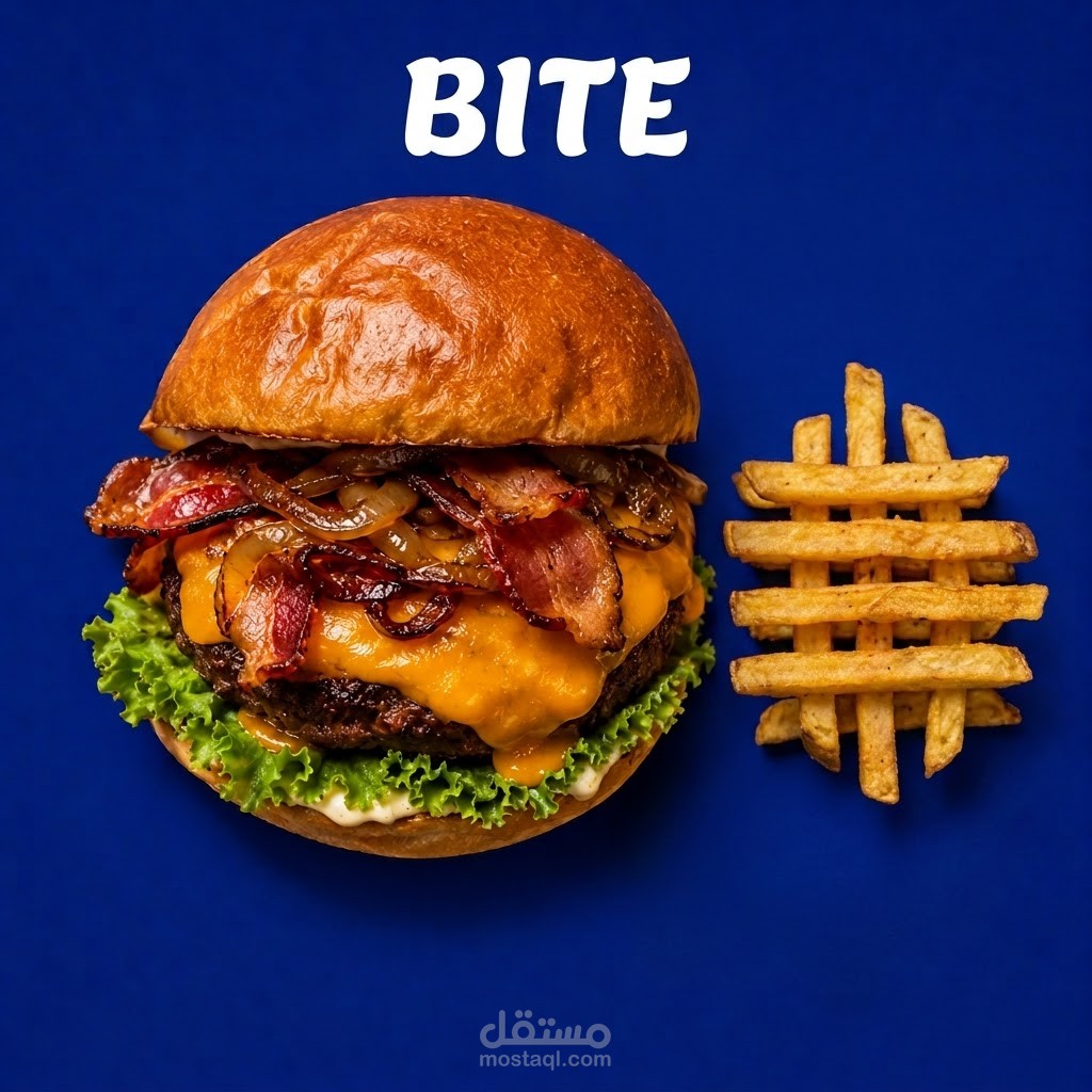BITE — تصميم هوية بصرية متكاملة لعلامة برجر