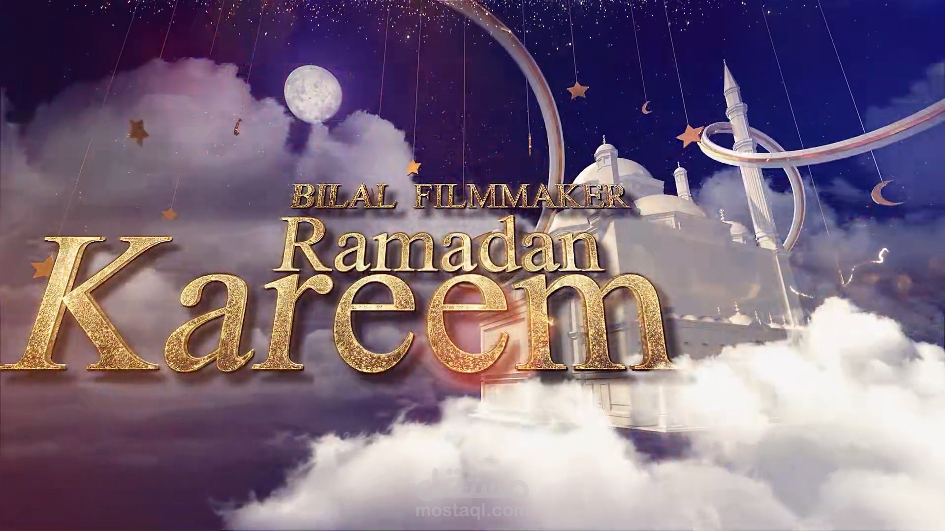انتروا مقدمة موشن غرافيك رمضان كريم RAMADAN KAREEM