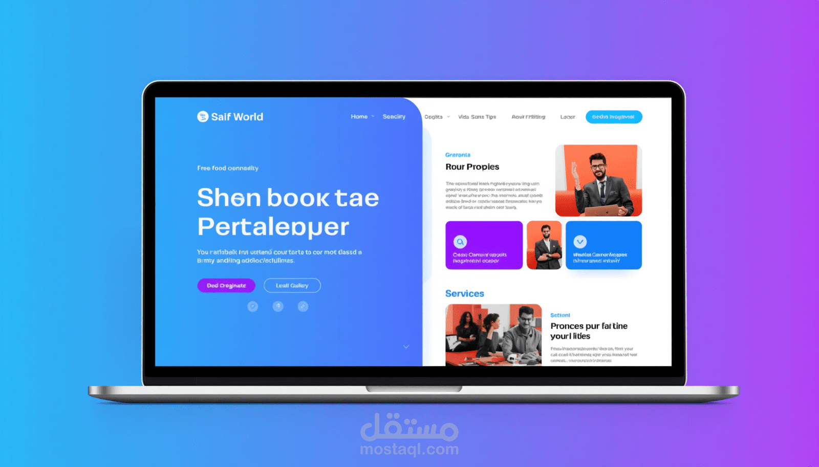 موقع ويب يعرض اهم الانجازات و بعض المعلومات