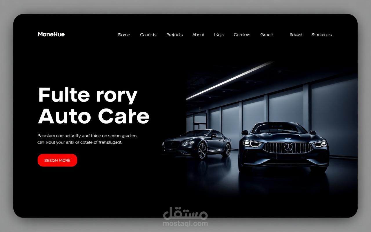 برمجة وتطوير الواجهة الخلفية (Backend) لمنصة Modern Car لخدمات السيارات