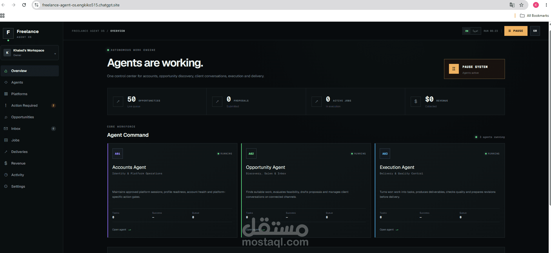 AI Multi-Agent Automation Platform