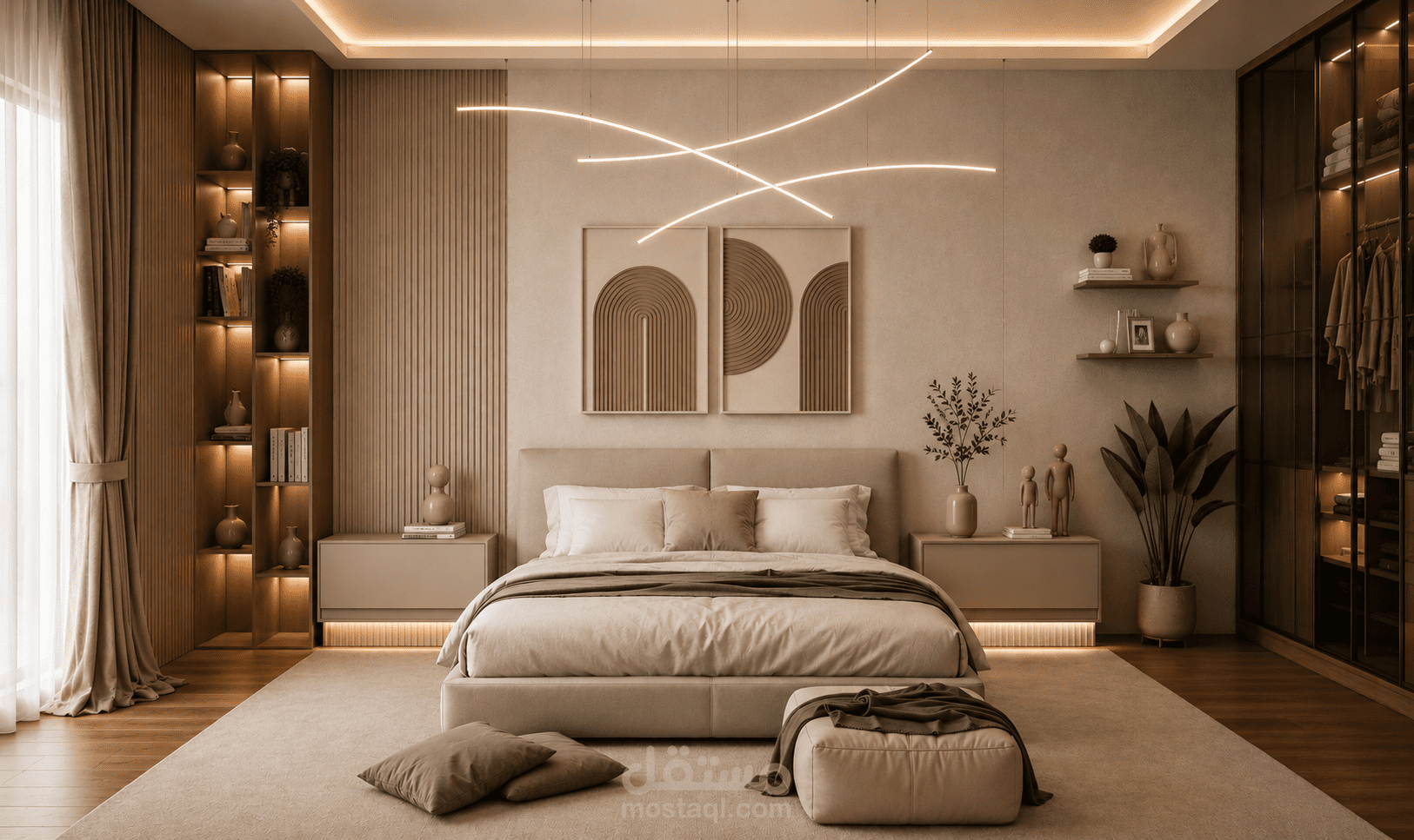 Master Bedroom – 3D Modeling & Rendering