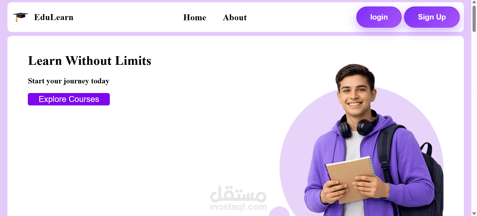 منصة تعليمية إلكترونية متكاملة باستخدام Django – Edulearn