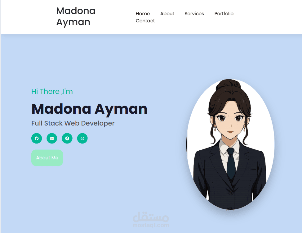 Modern Responsive Portfolio Website