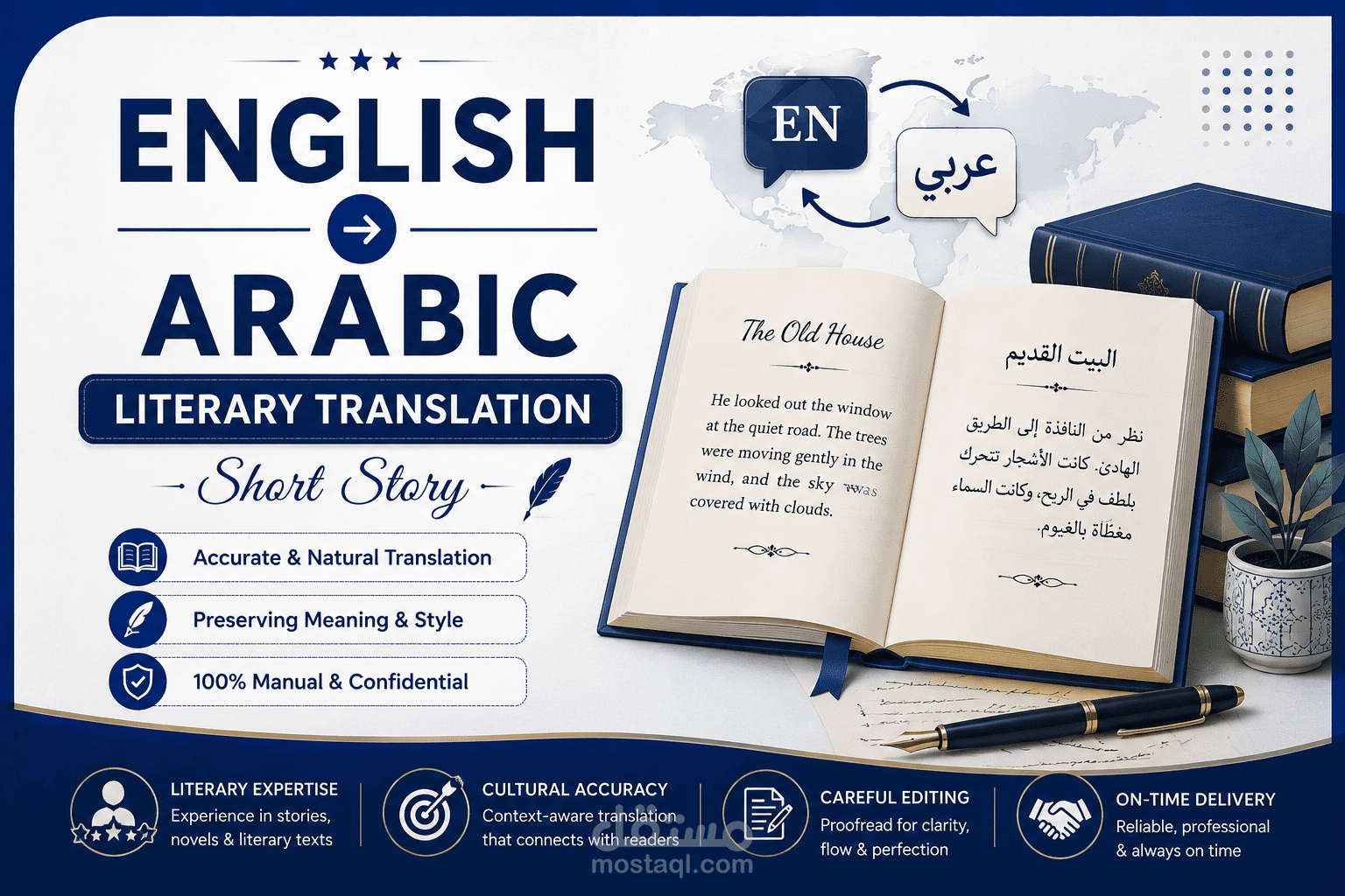 English to Arabic Literary Translation – Short Story