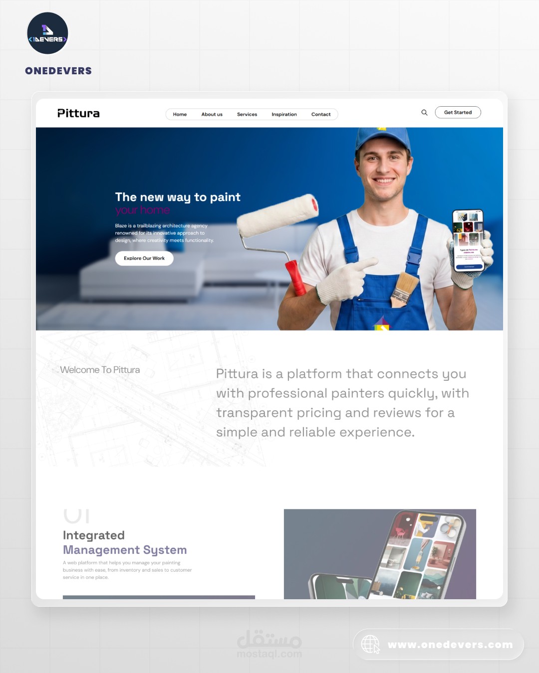 Pittura Web and ERP Platform