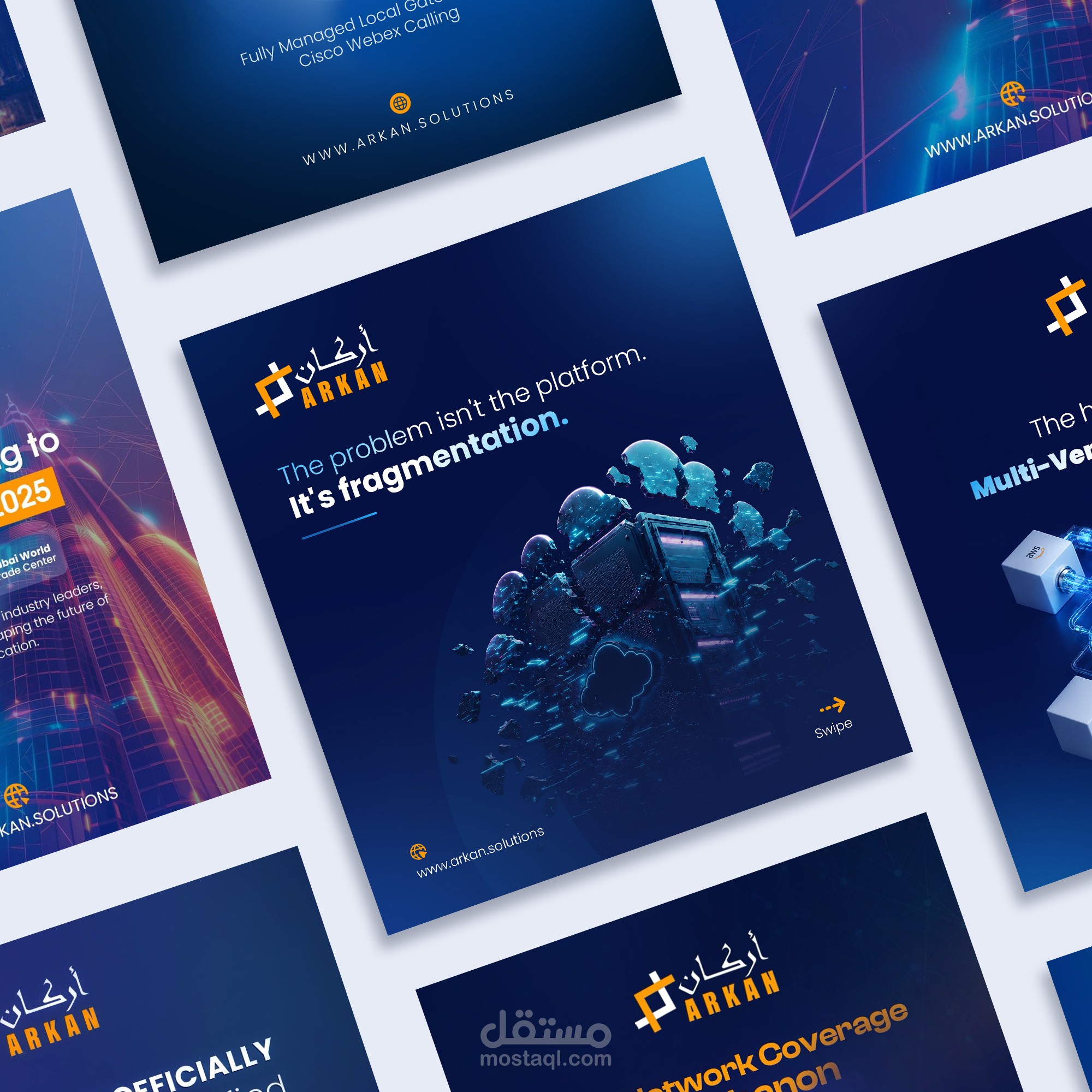 Arkan Integrated Solutions — Brand & Social Media Design