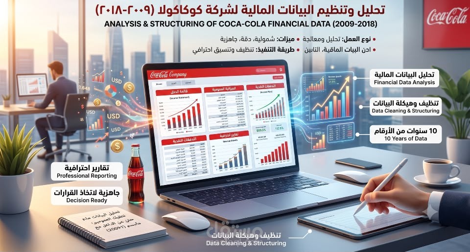 تحليل وهيكلة القوائم المالية لشركة كوكاكولا (2009-2018)