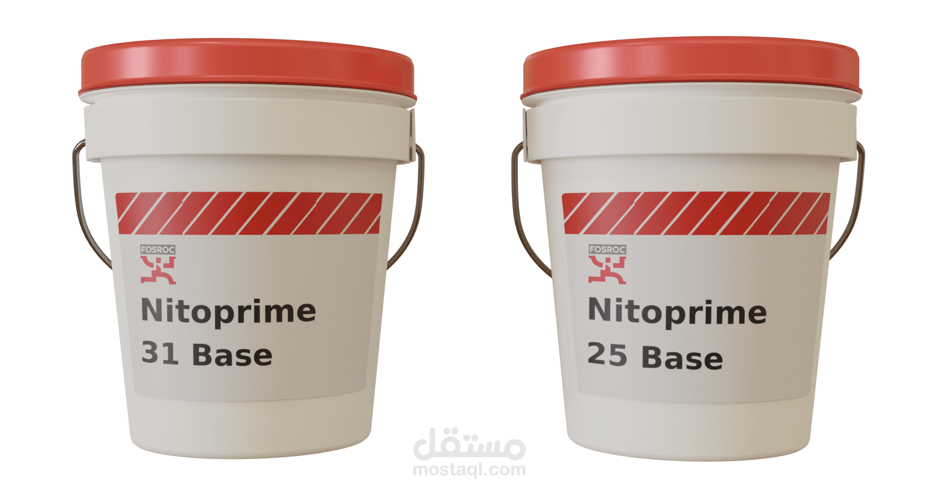 تصميم مجسم ثلاثي الأبعاد 3D MODEL لمنتج دلو الطلاء