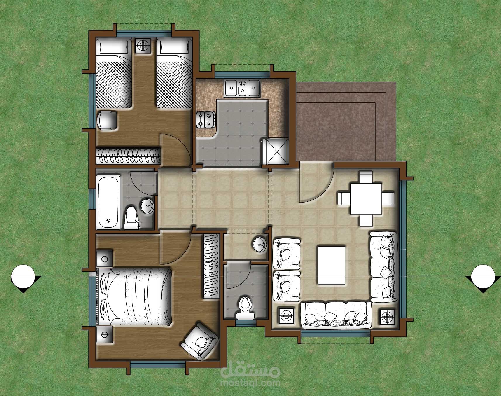 تصميم منزل سكني