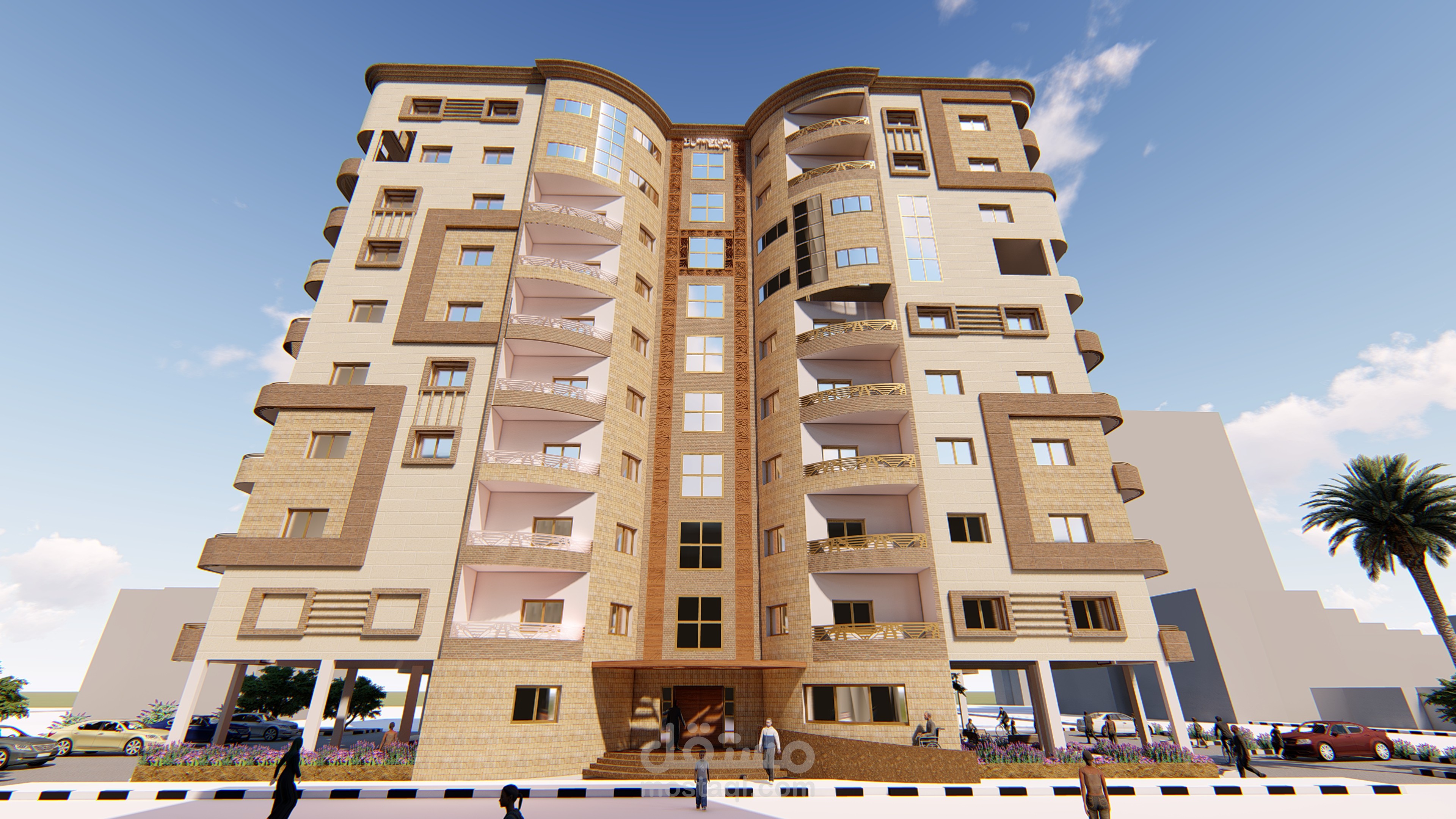 تصميم عمارة سكنية