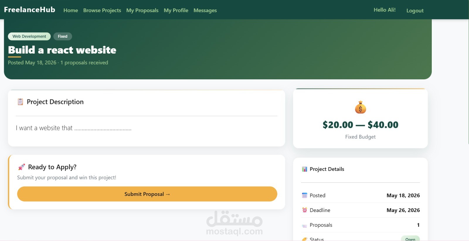 Freelance Marketplace