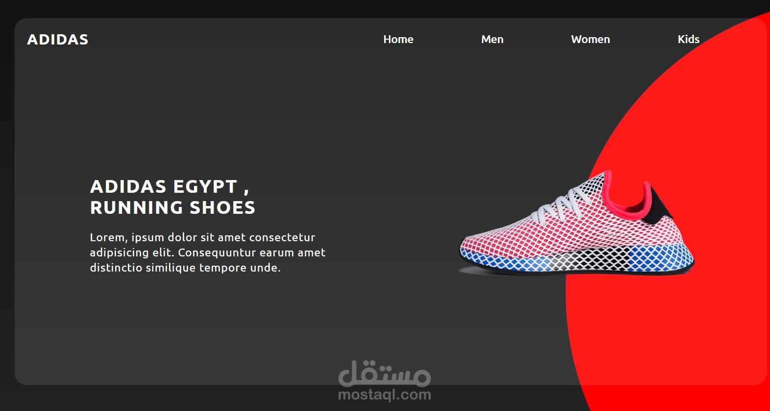 Adidas Landing Page