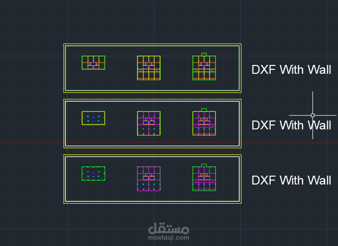 تجهيز ال dxf
