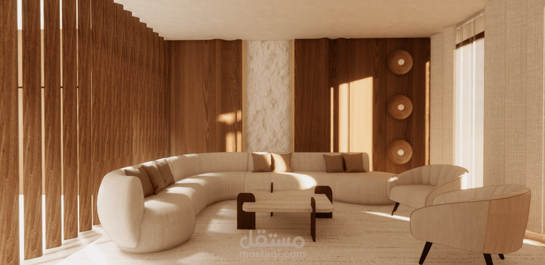 تصميم داخلي لشقة سكنية