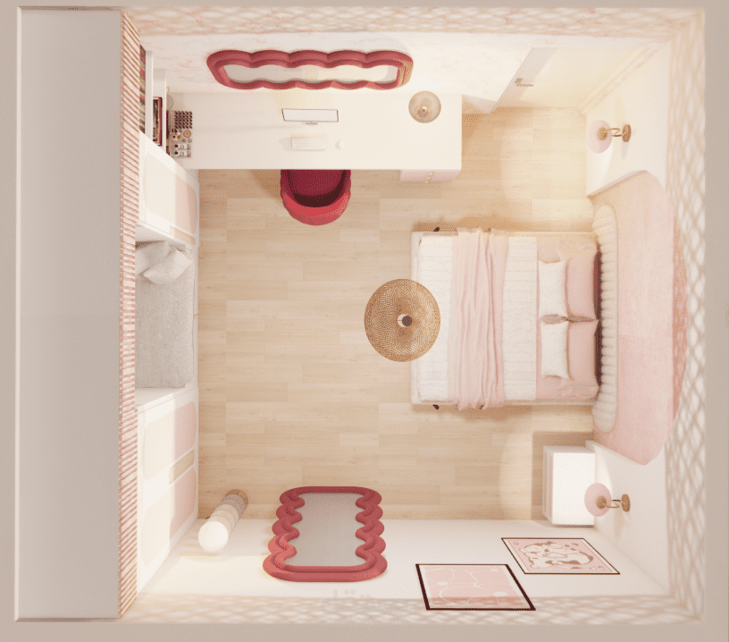 تصميم غرفة فتاة