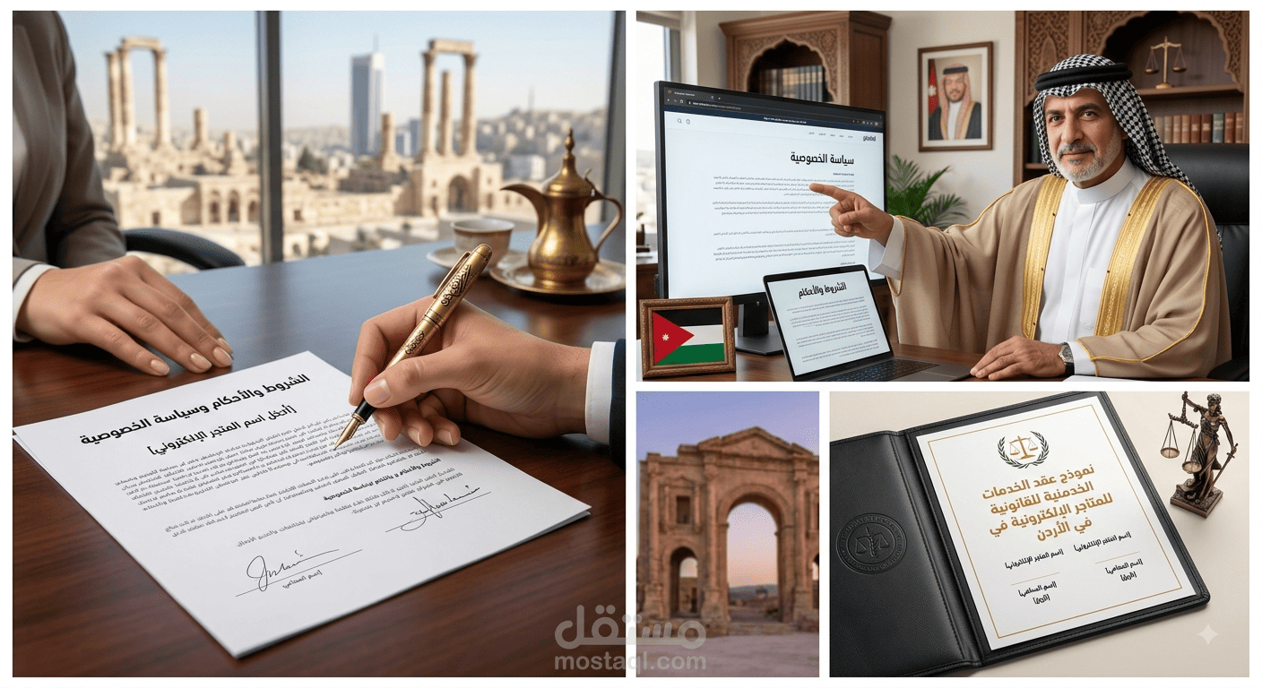 سياسة الخصوصية وشروط الاستخدام لمتجر الكتروني