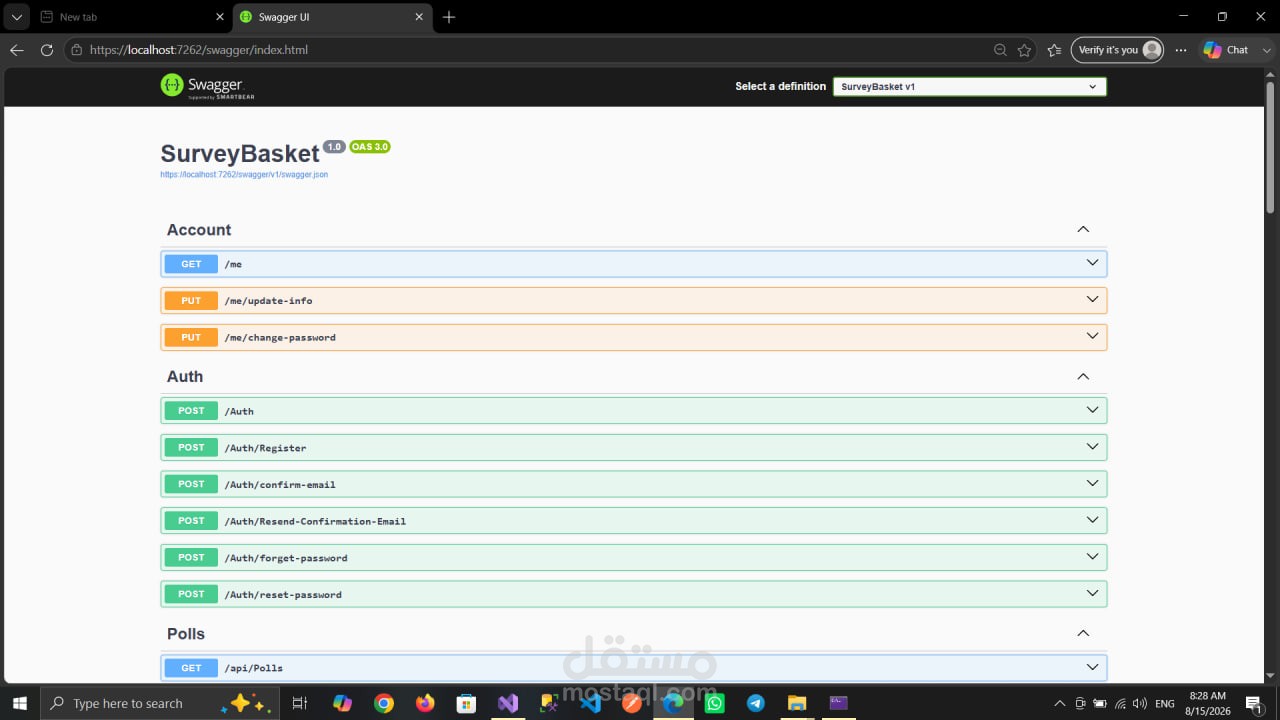 Survey-Basket Web Api