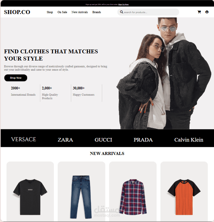 Responsive Clothing Website | HTML, CSS & JavaScript