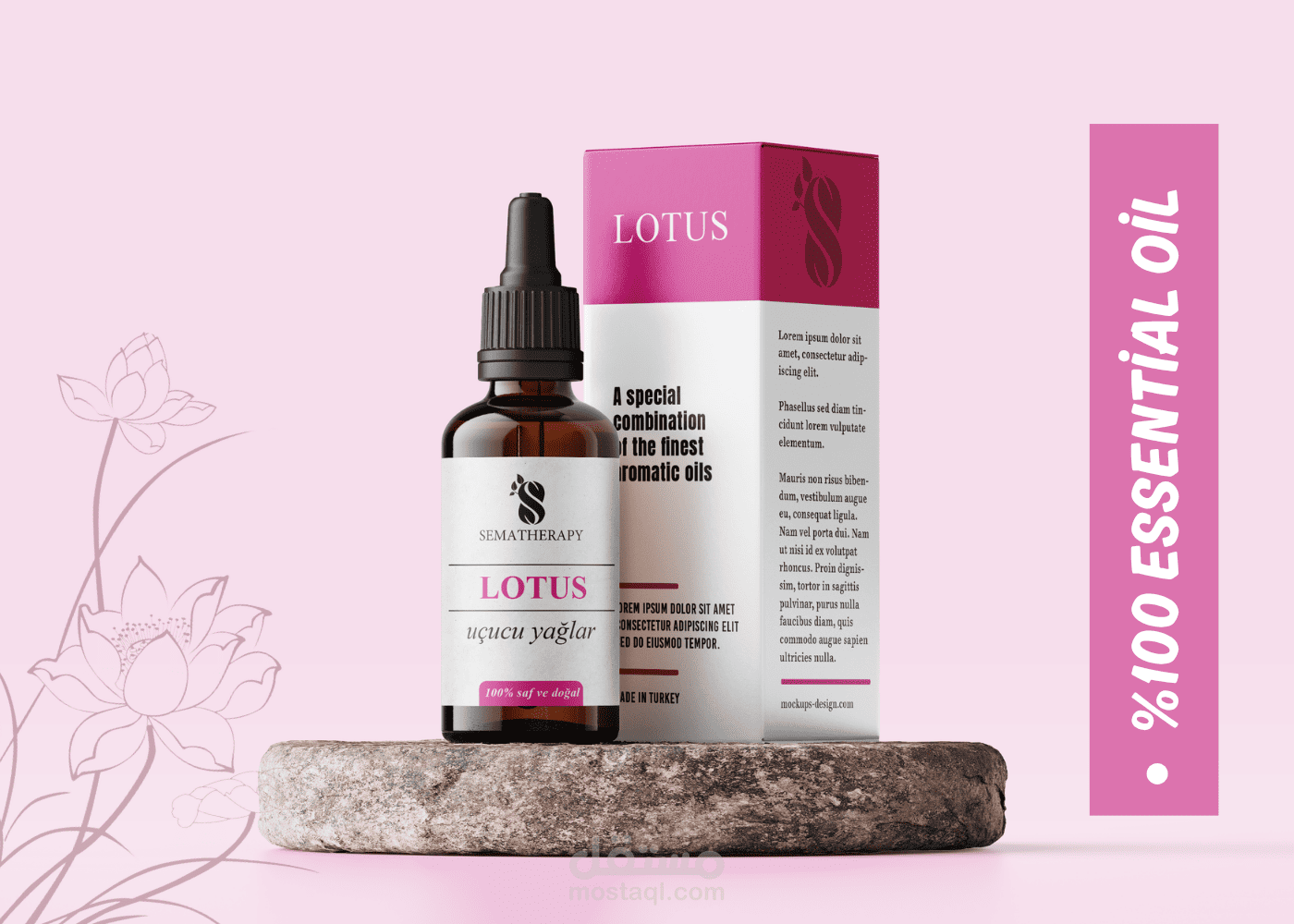 Essential Oil Packaging Design