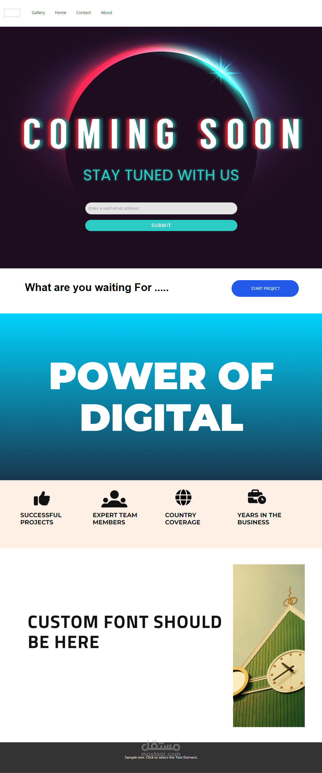 Digital Business Landing Page