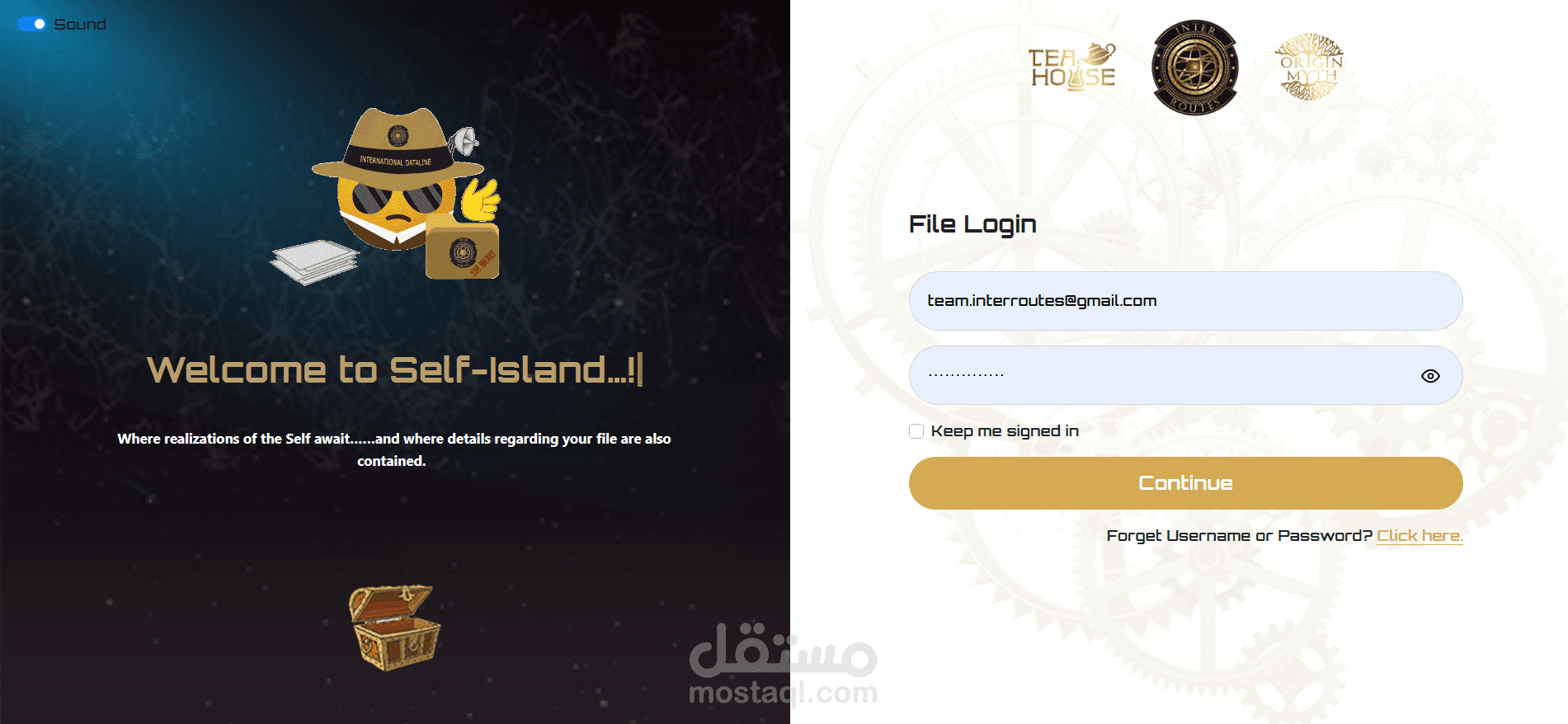 موقع ويب عبارة عن لعبة شبيهة بعالم الميتافيرس