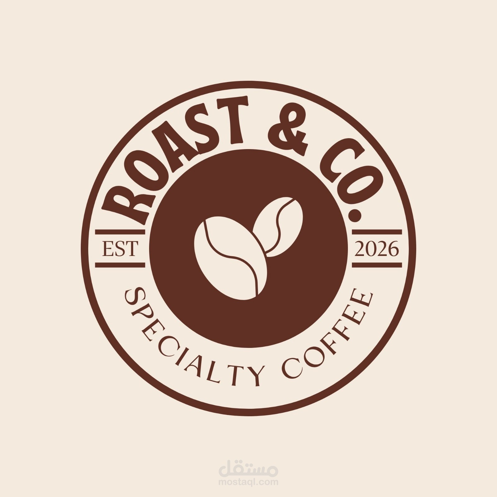 تصميم الهوية البصرية الكاملة لمحمصة ومقهى قهوة مختصة | ROAST & CO