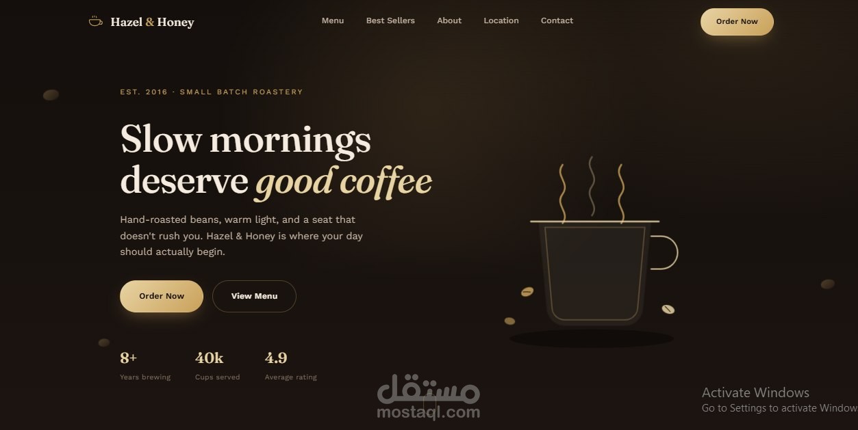 Hazel & Honey Coffee Shop (كافيه)