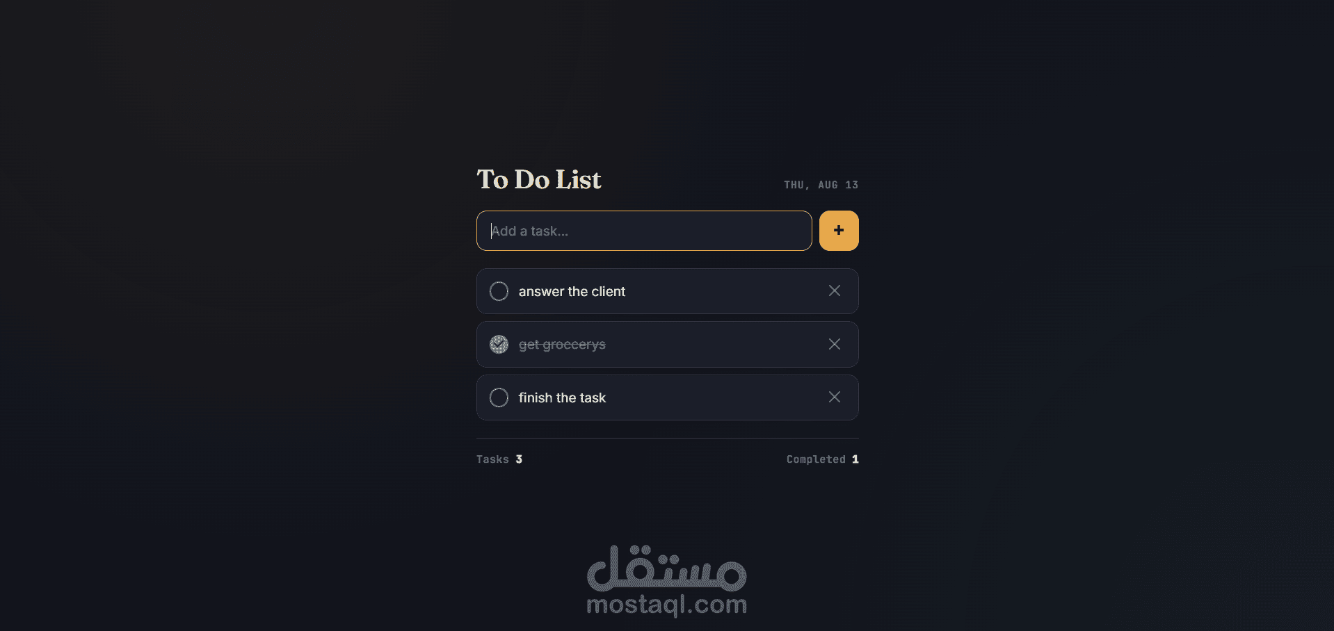 To Do web App
